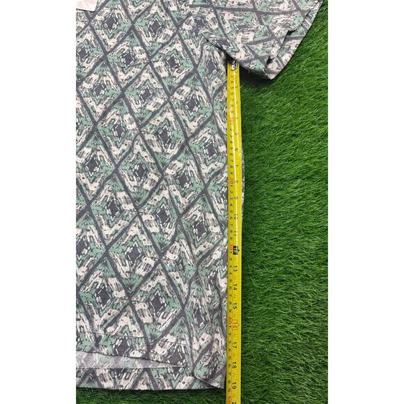 Tommy Bahama Deep Water Diamond Silk Shirt XXL Deep Grass Green NWT Aloha - Picture 8 of 9